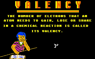 Basics of Chemistry (The) atari screenshot